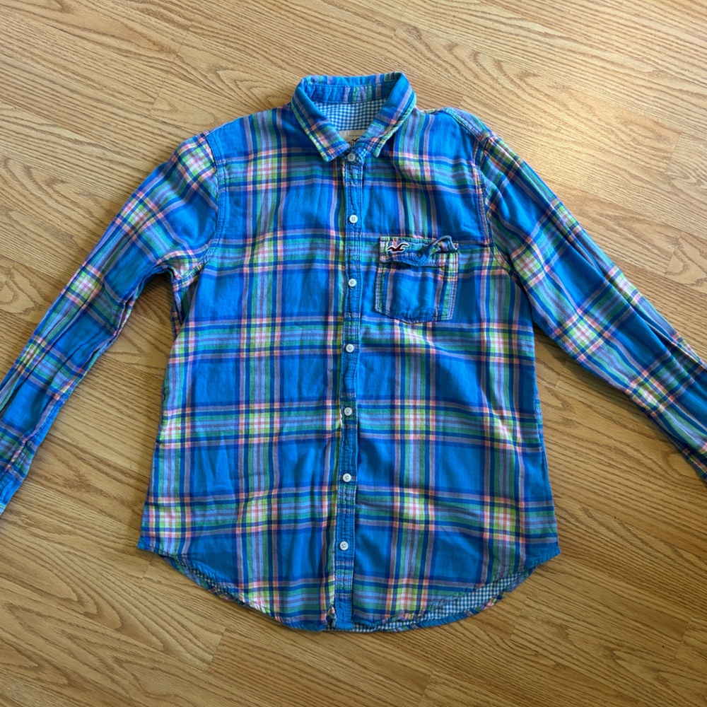 Hollister Multicolor Plaid Shirt